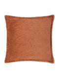 Furn Rust Orange Kallu Large Faux Fur Cushion
