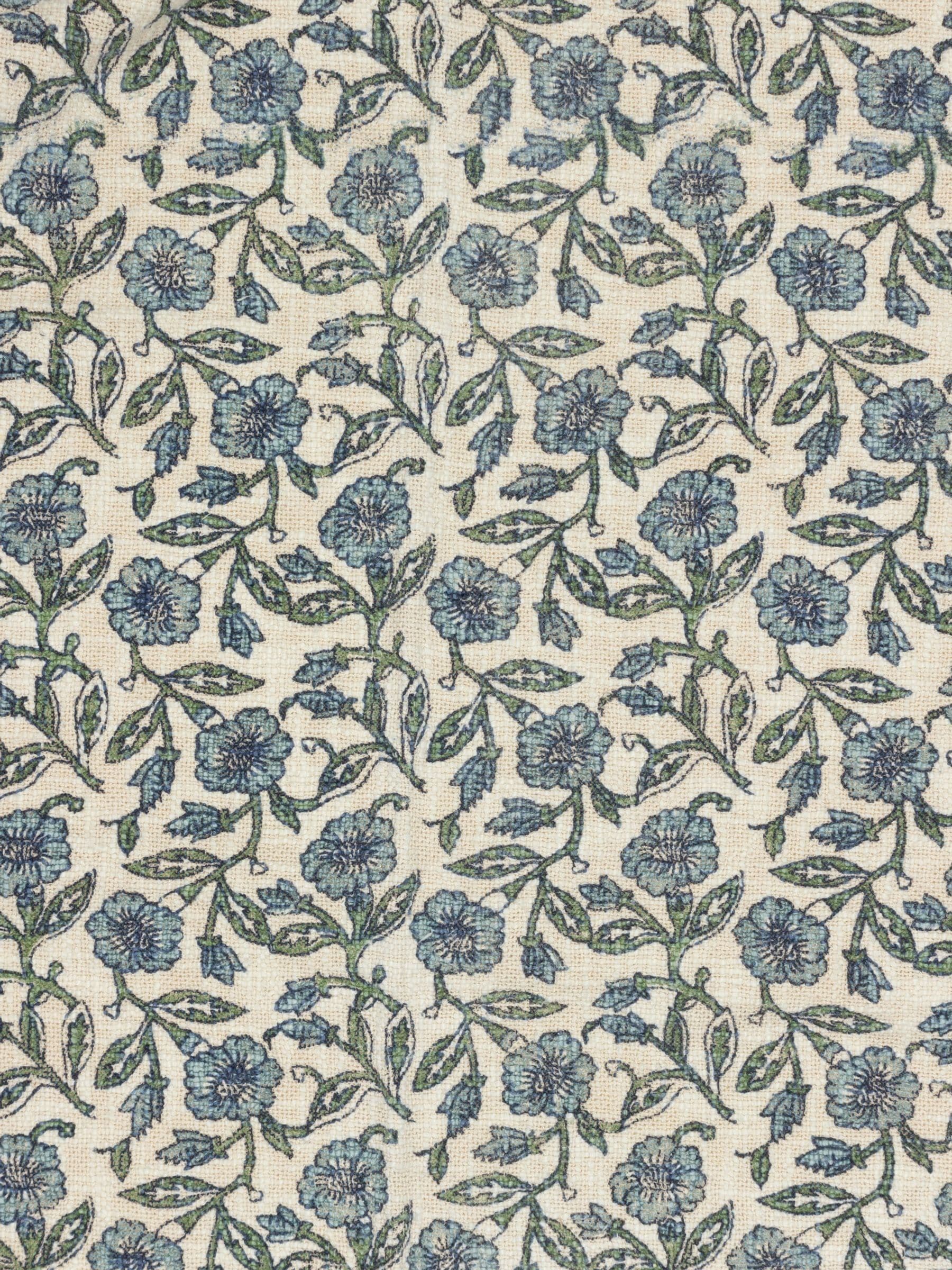 Paoletti Delphine floral cotton throw 170x130cm - British product