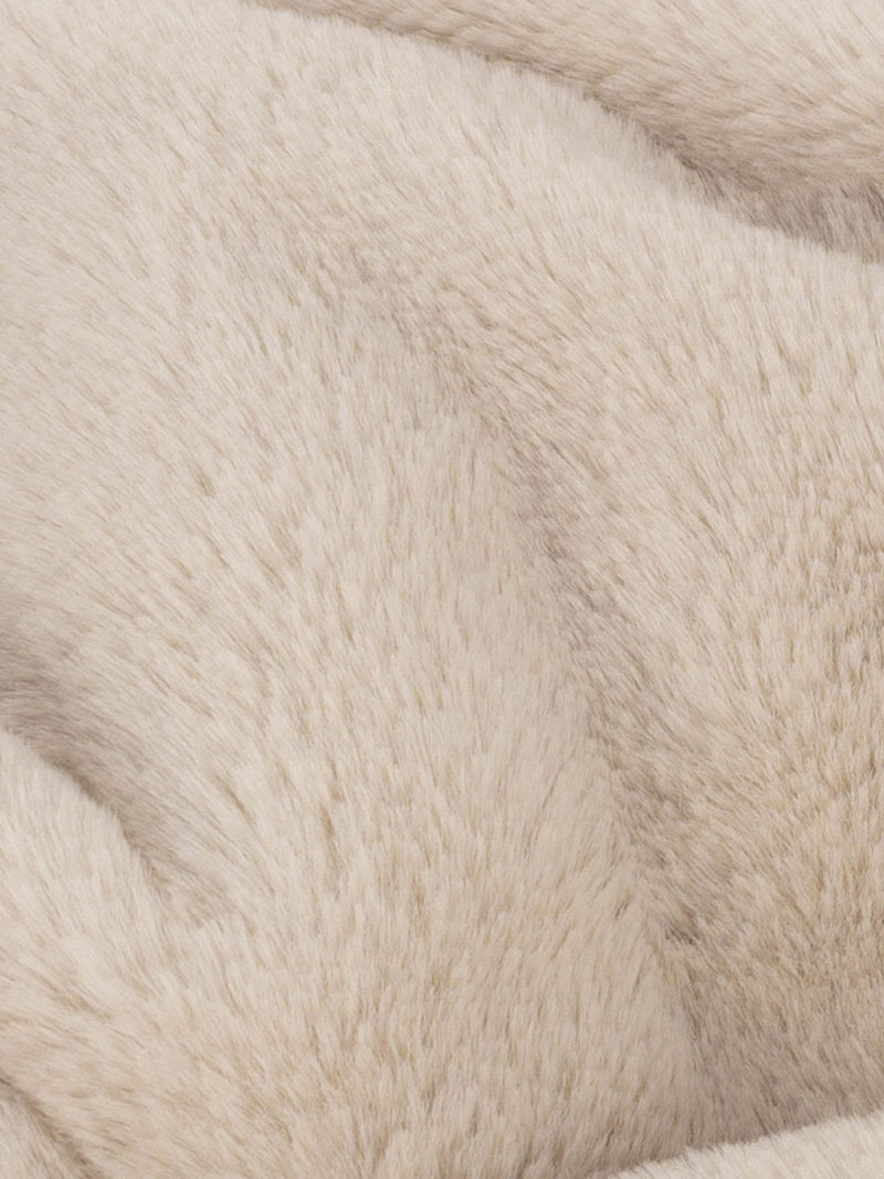 Furn Faux Fur Throw Natural Beige 180x130cm, UK version