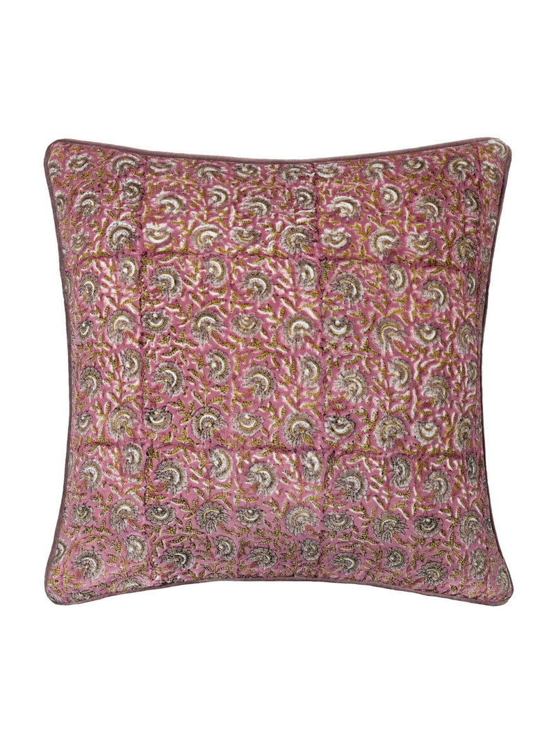 Paoletti Chedworth Yellow Piped Cotton Cushion 50x50cm