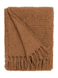 Yard Black Candar Textured Boucle Throw Blanket - 130x170cm