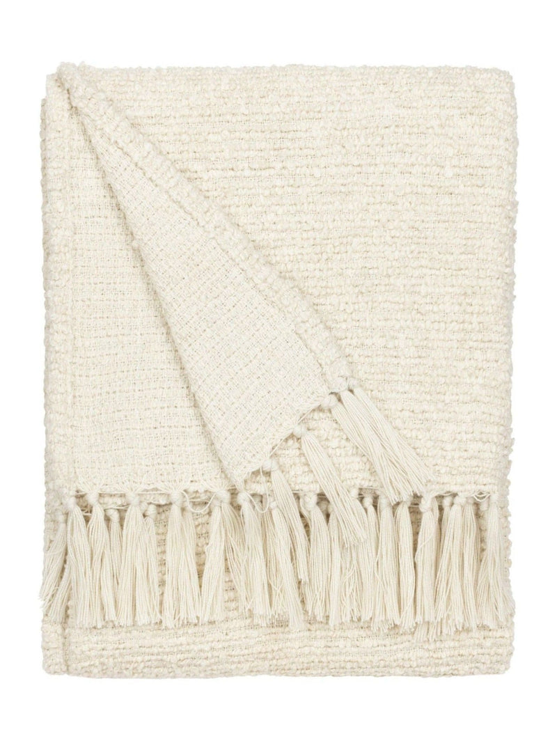 Yard Black Candar Textured Boucle Throw Blanket - 130x170cm