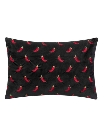 Next Furn Black Chillies Embroidered Cushion- Buy online at McGrocer