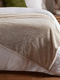Furn Natural Large Kallu Faux Fur Throw, UK version