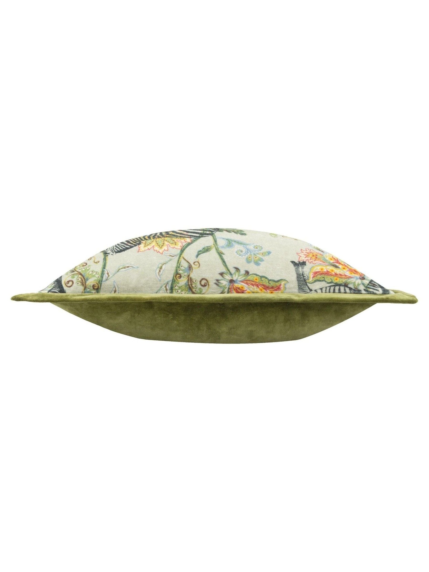 Wylder velvet zebra cushion 50cm, imported from the UK