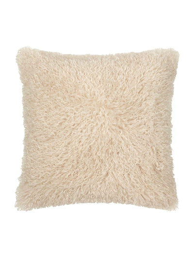 Next Furn Natural Beige Rowan Faux Fur Cushion 50cm x 50cm- Buy online at McGrocer