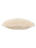Furn natural beige faux fur cushion, imported from the UK