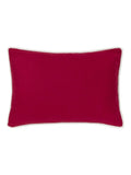 Paoletti red Christmas embroidered cushion 50cm, imported from the UK
