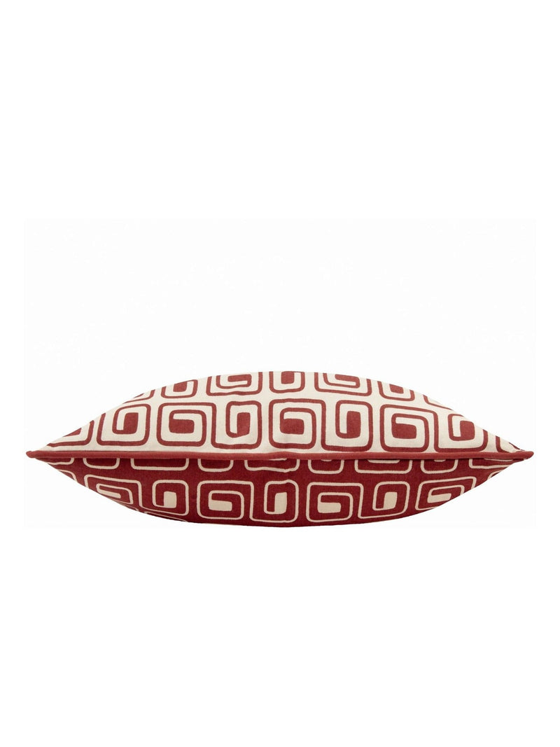 HÖEM black geometric piped cushion 50x35cm (British brand)