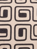 HÖEM black geometric piped cushion 50x35cm (British brand)