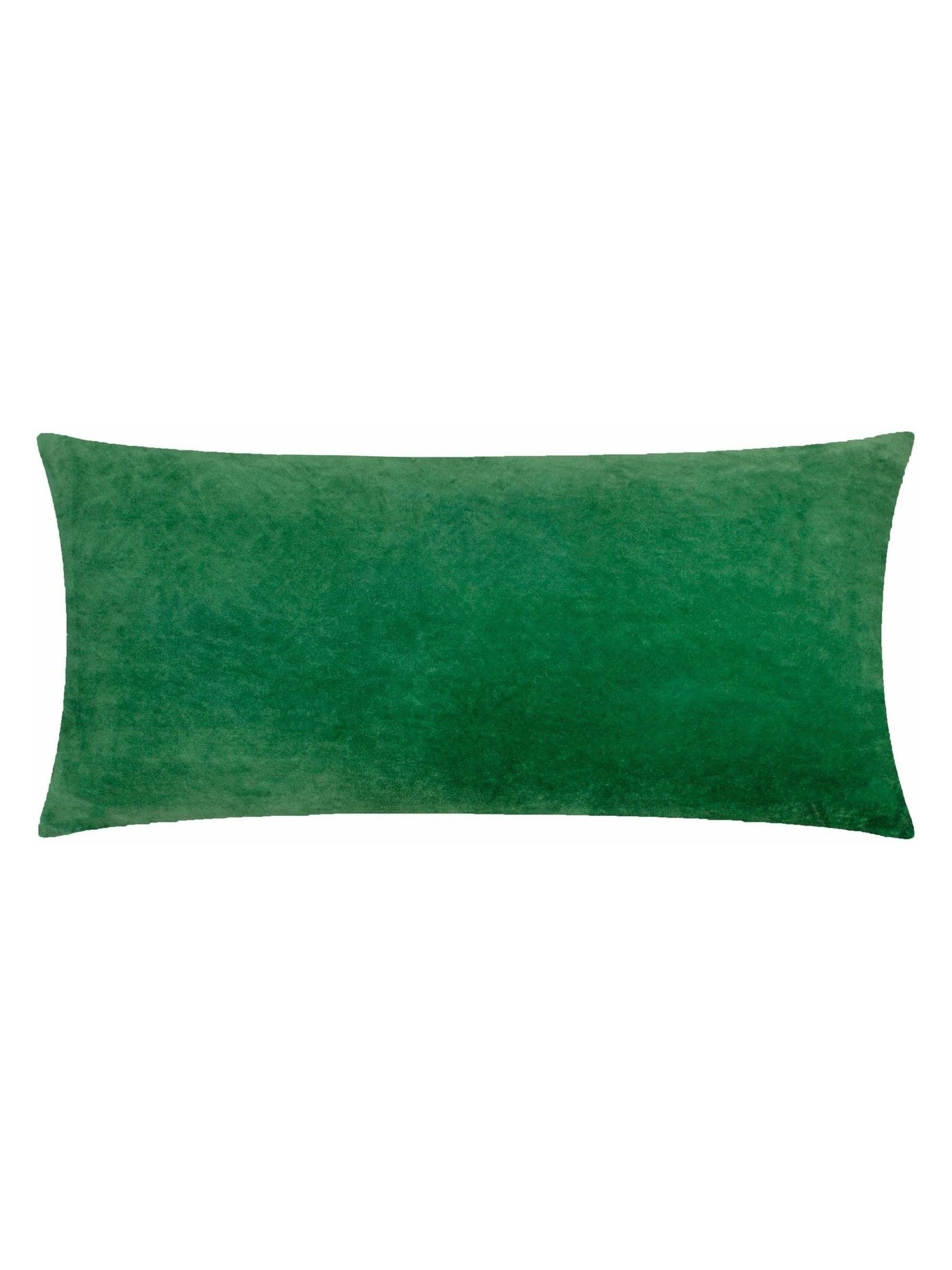 Paoletti Laurel embroidered geometric cushion 60x30cm (British brand)