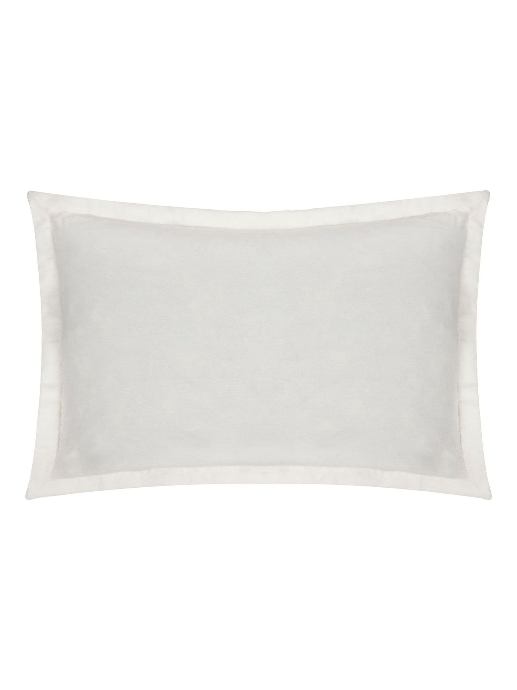 Paoletti taupe alpine embroidered cotton cushion 50x35cm (British brand)