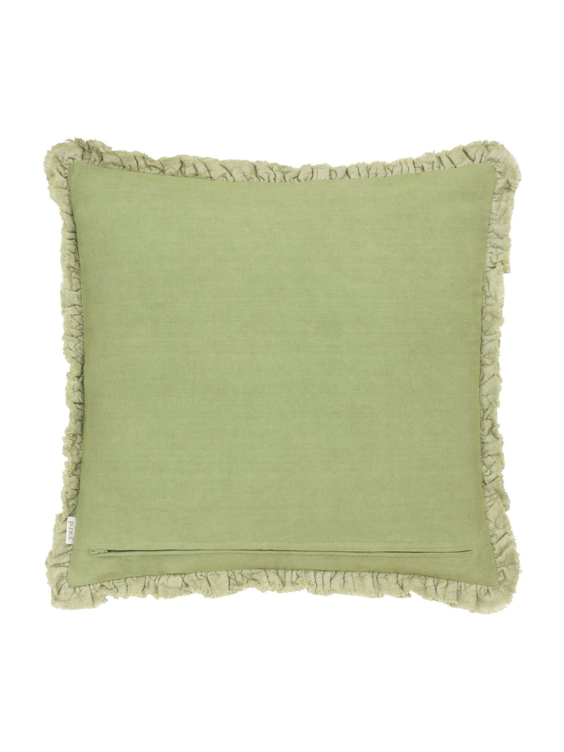 Yard Sage Bertie Washed Cotton Velvet Cushion