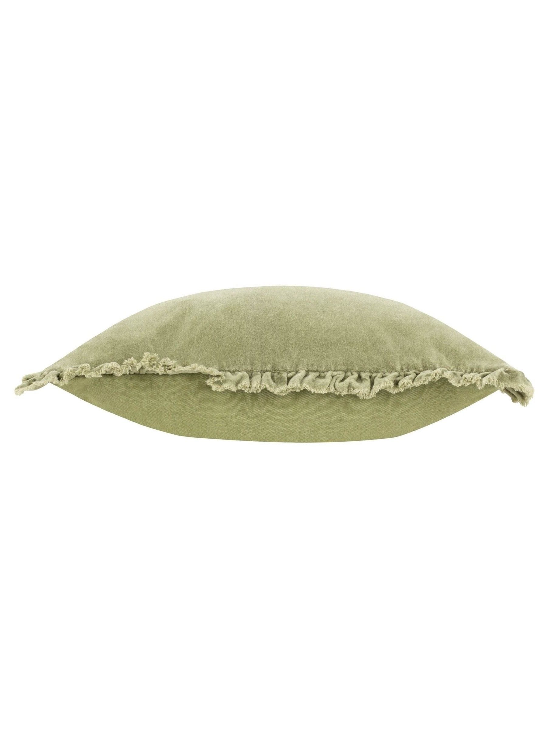 Yard Sage Bertie Washed Cotton Velvet Cushion