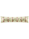 Furn Green velvet draught excluder floral design 92cm (British brand)