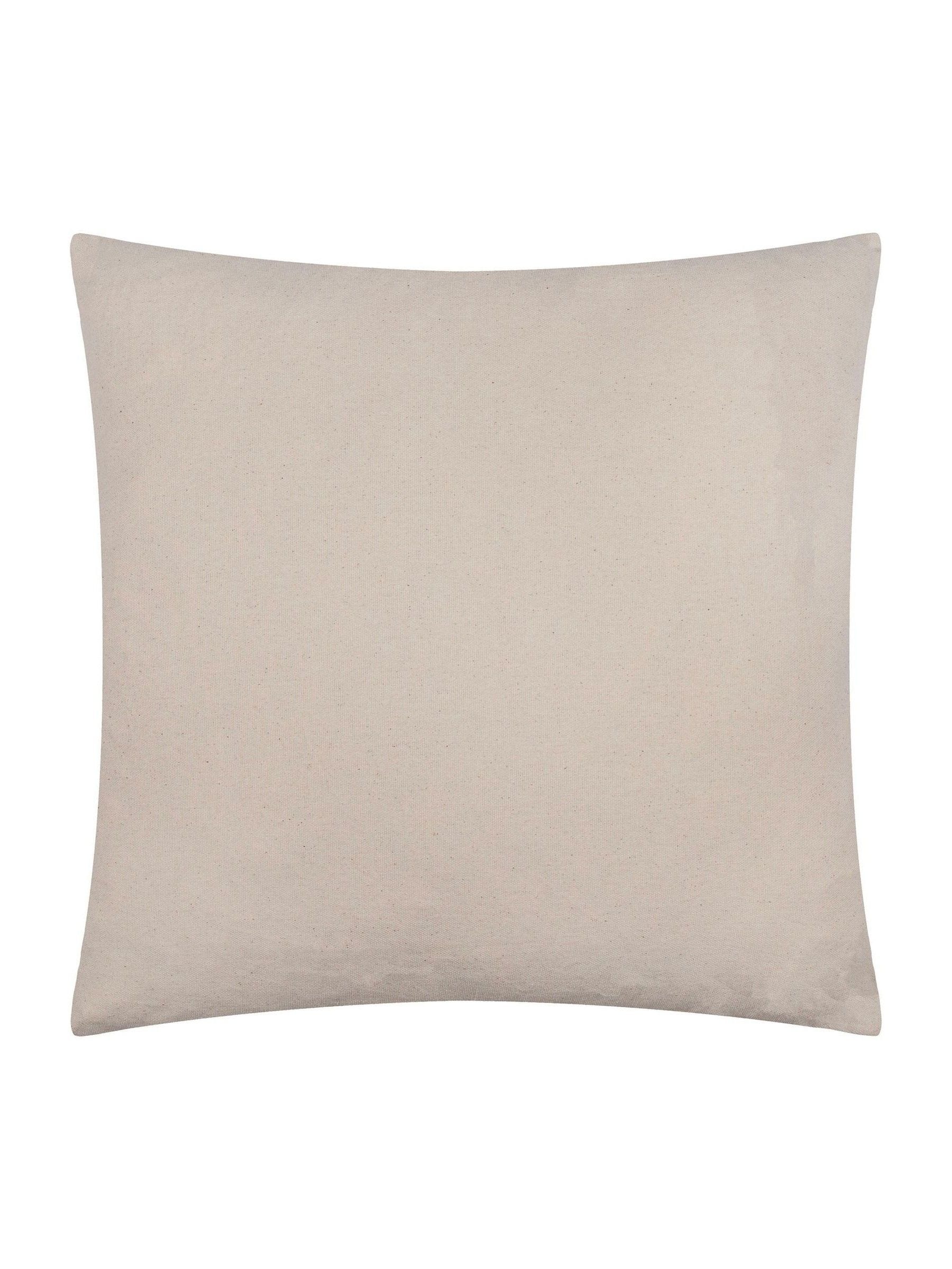 HÖEM black embroidered cushion 45x45cm (British brand)