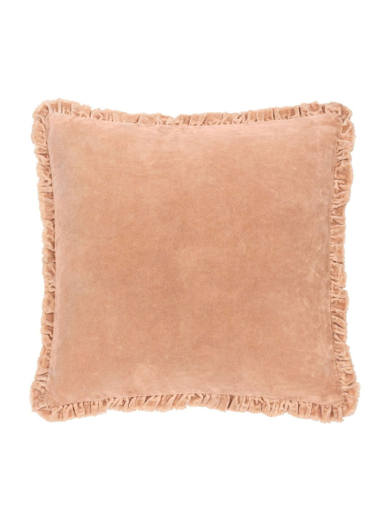 Yard Cashew Bertie Washed Cotton Velvet Cushion