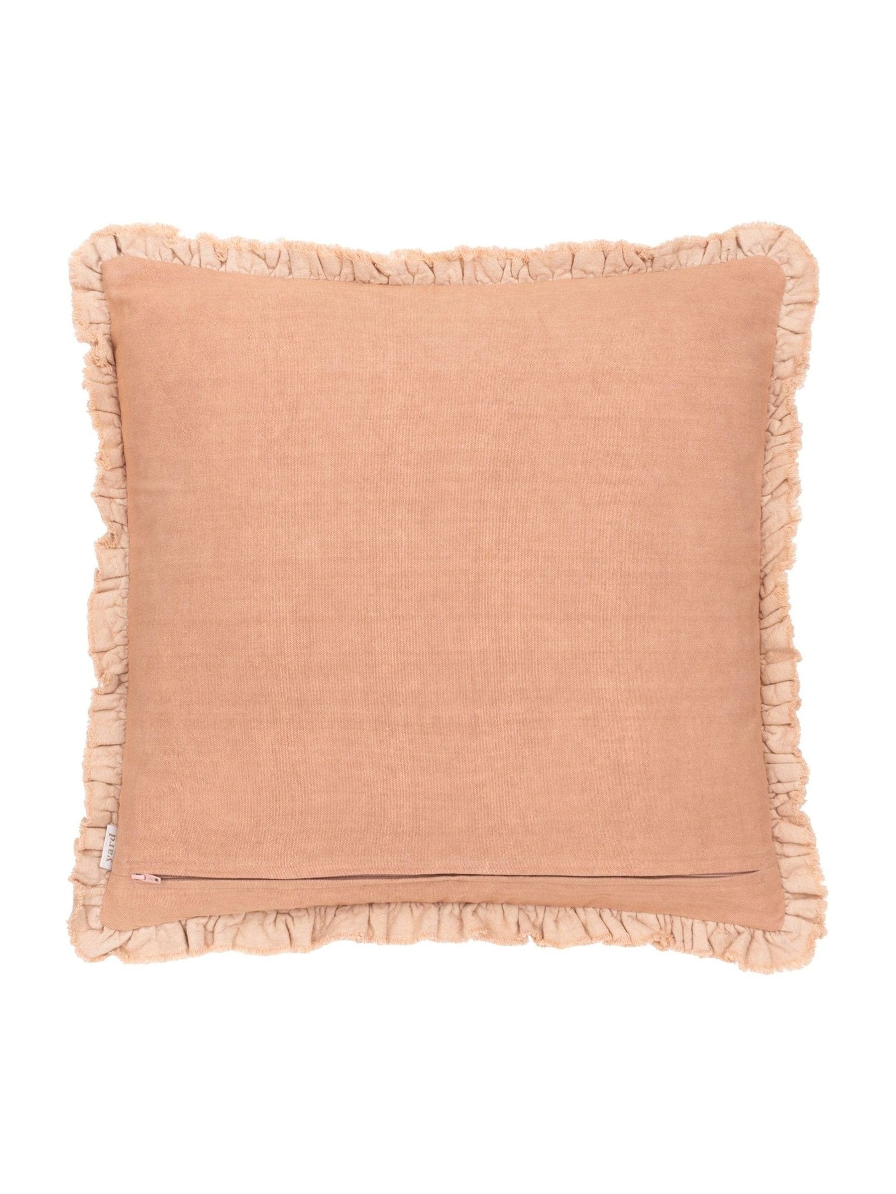 Yard Cashew Bertie Washed Cotton Velvet Cushion