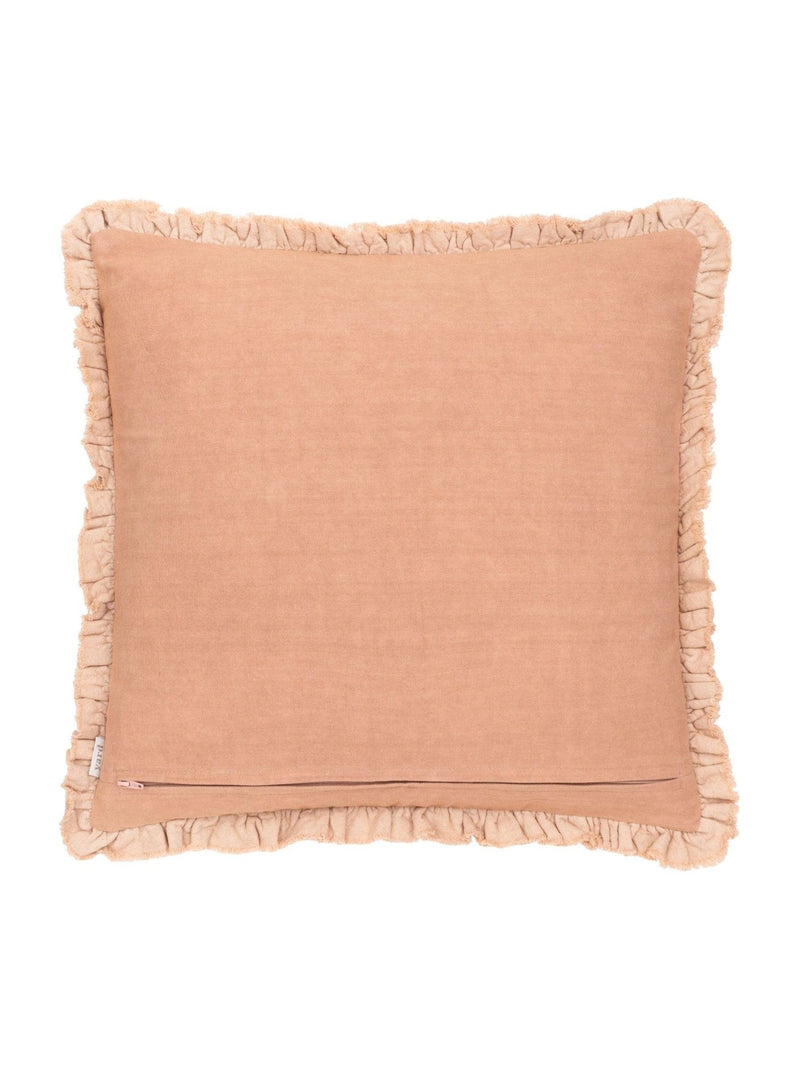 Yard Cashew Bertie Washed Cotton Velvet Cushion
