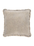 Yard Taupe Bertie Washed Cotton Velvet Cushion
