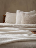 Yard Natural Olann Faux Shearling Cushion