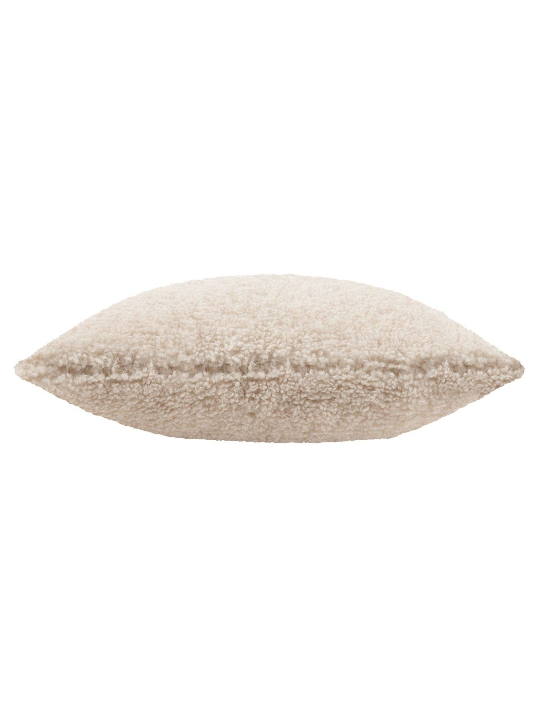 Yard Natural Olann Faux Shearling Cushion