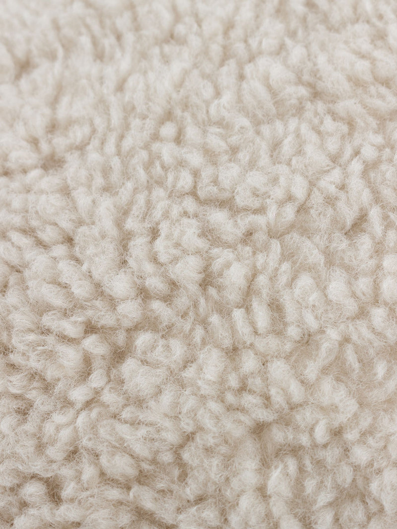 Yard Natural Olann Faux Shearling Cushion