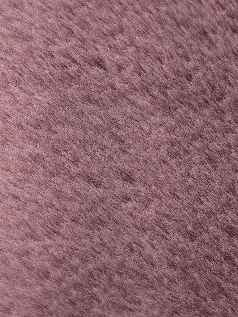 Furn faux fur cushion mulberry pink 45cm, imported from the UK