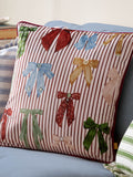 Furn Noortje Bows cushion pink 45cm, UK version