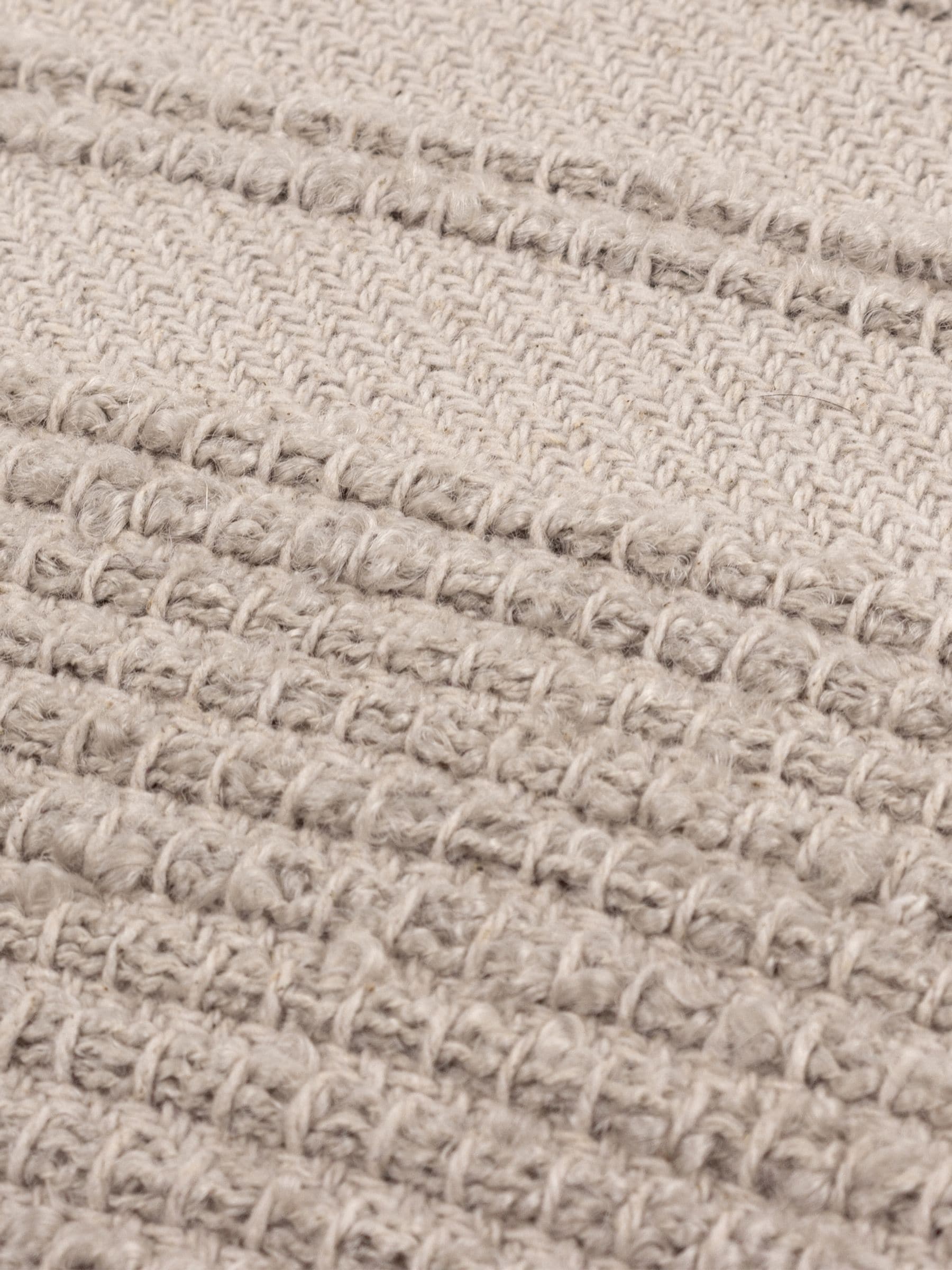 Yard Stone Larch woven tasselled cushion 45cm, imported from the UK
