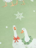Evans Lichfield Christmas Winter Geese velvet cushion 43cm (British brand)