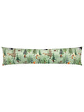 Furn Oak green lodge wood velvet draught excluder 92cm - British product