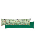 Furn Oak green lodge wood velvet draught excluder 92cm - British product