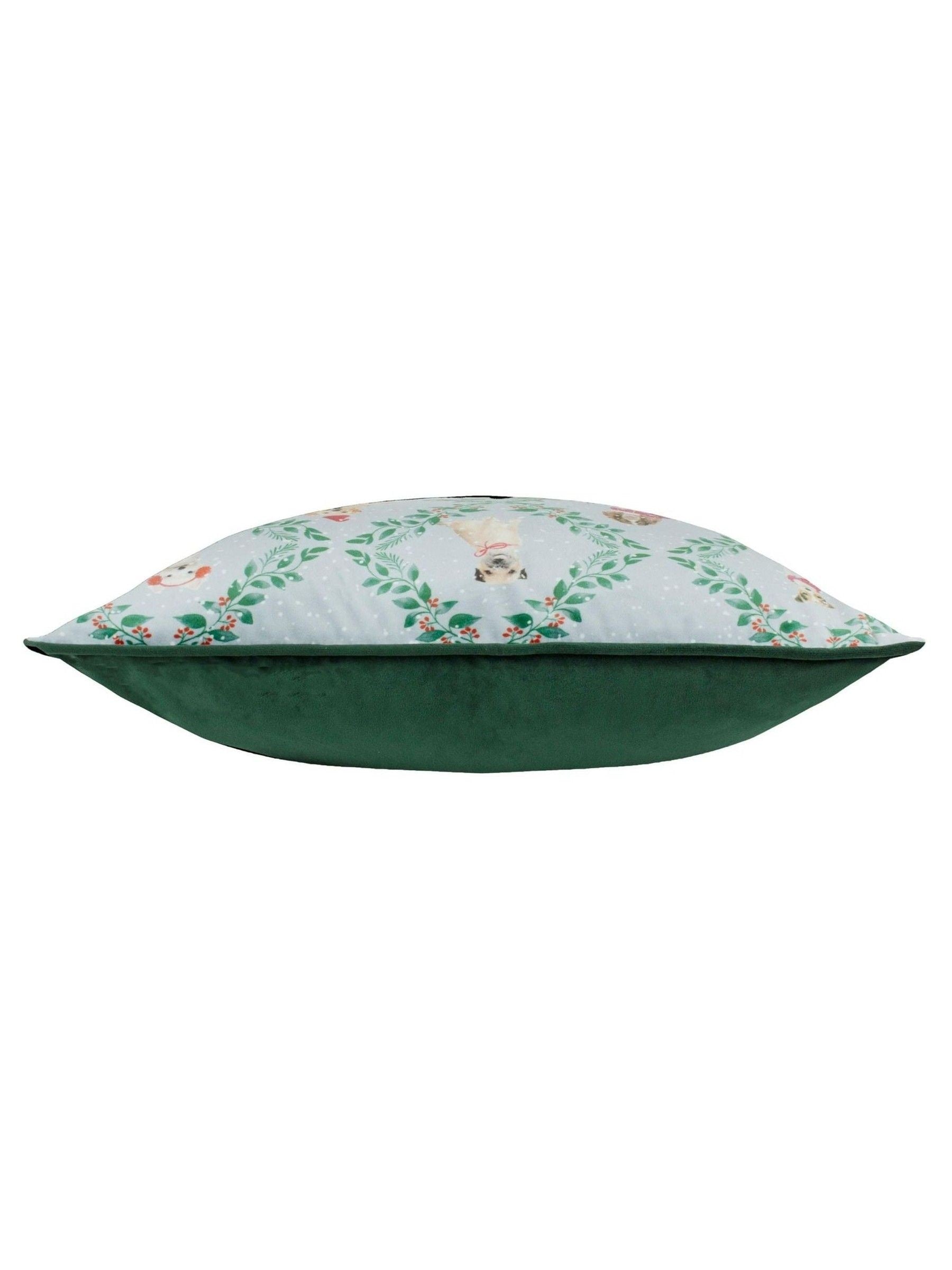 Evans Lichfield Christmas dog cushion 43cm - British product