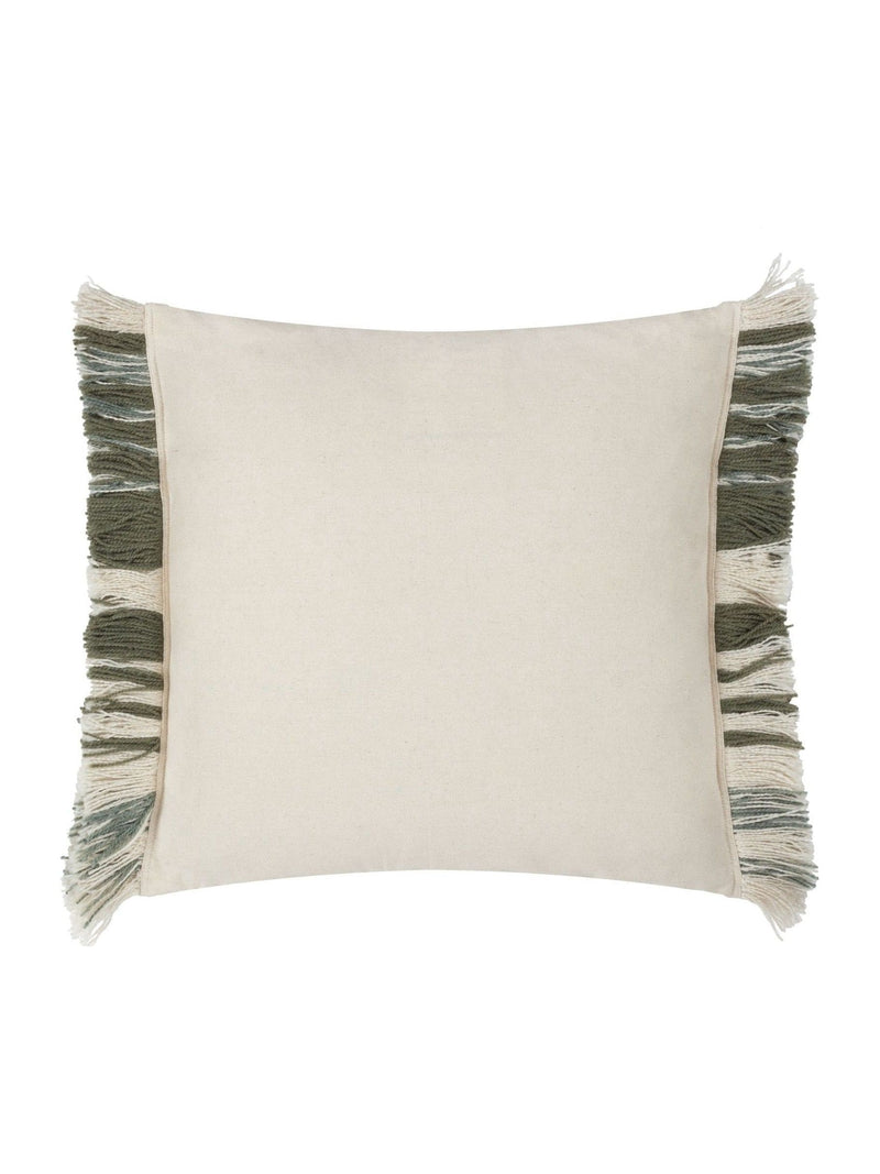 Yard Sage Torode woven fringed cushion 45cm - British product