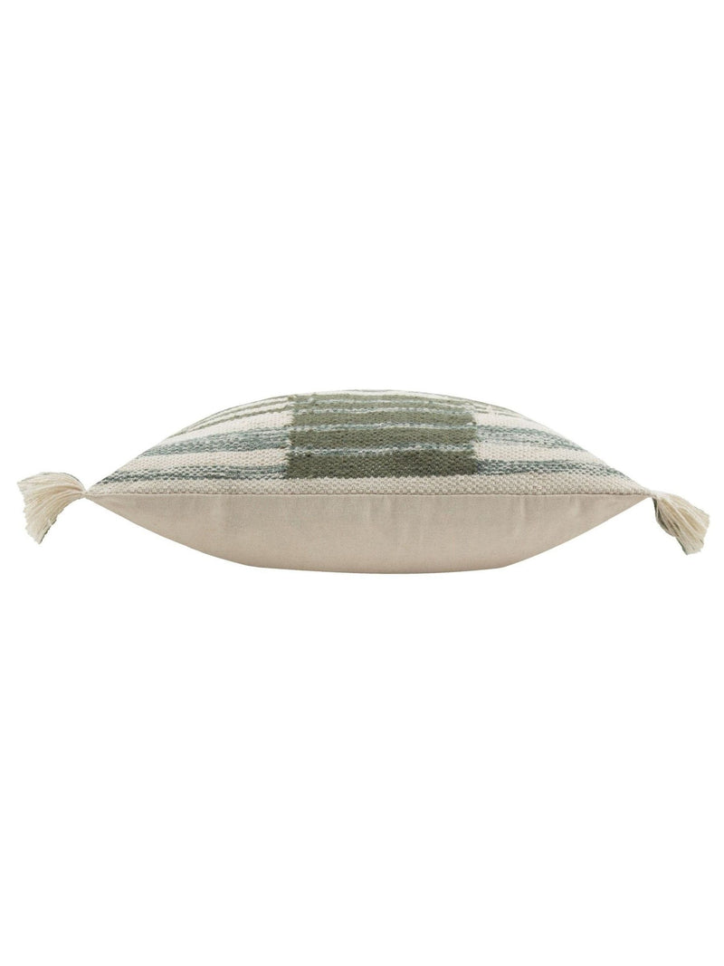 Yard Sage Torode woven fringed cushion 45cm - British product