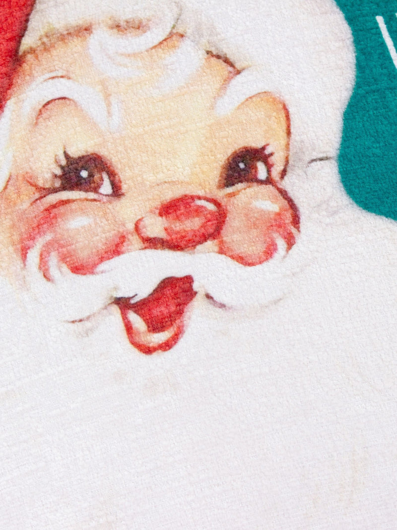Evans Lichfield multicolour Christmas vintage Santa piped cushion - British product