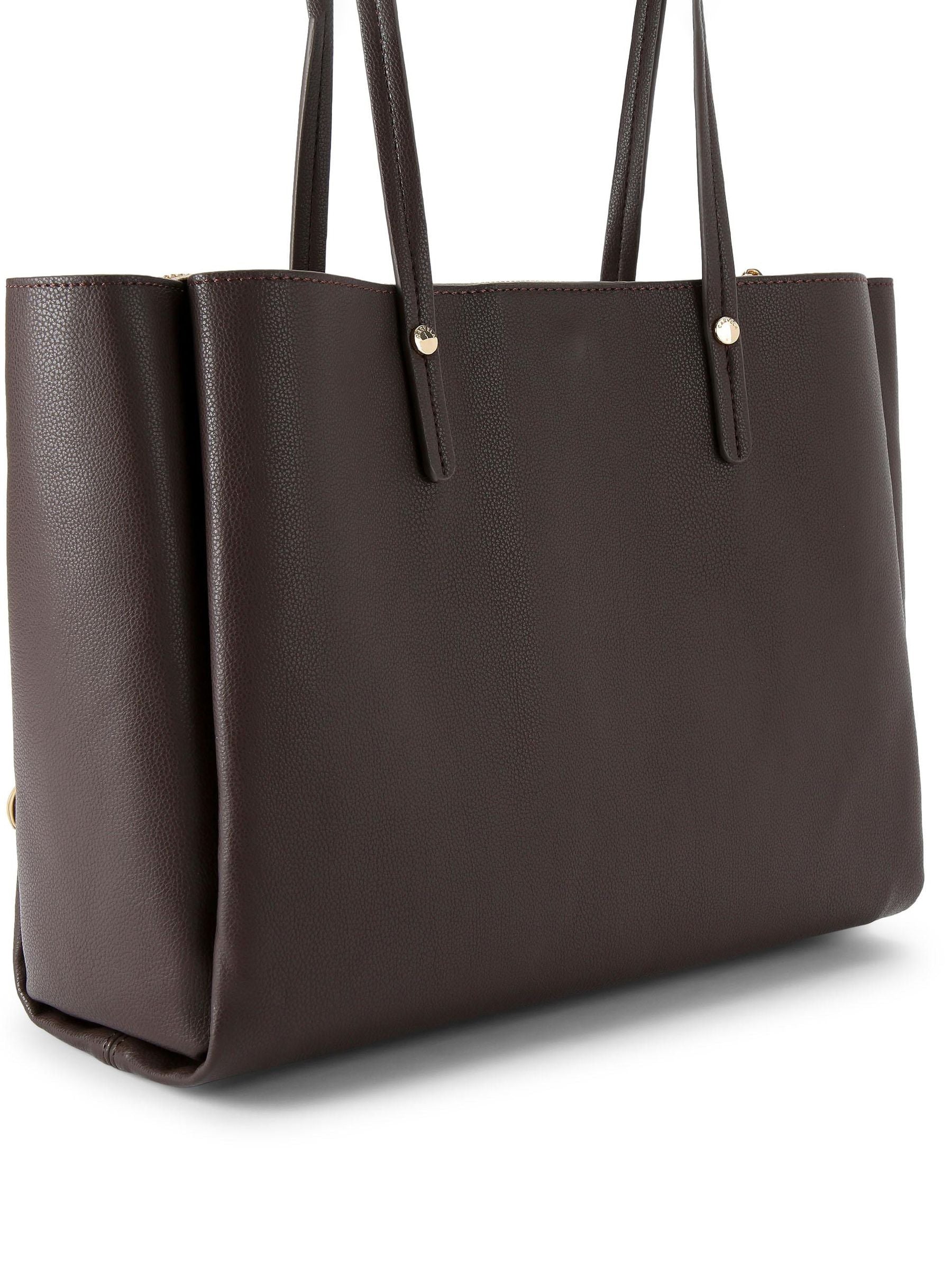 Carvela brown Freya triple compartment tote bag, UK version