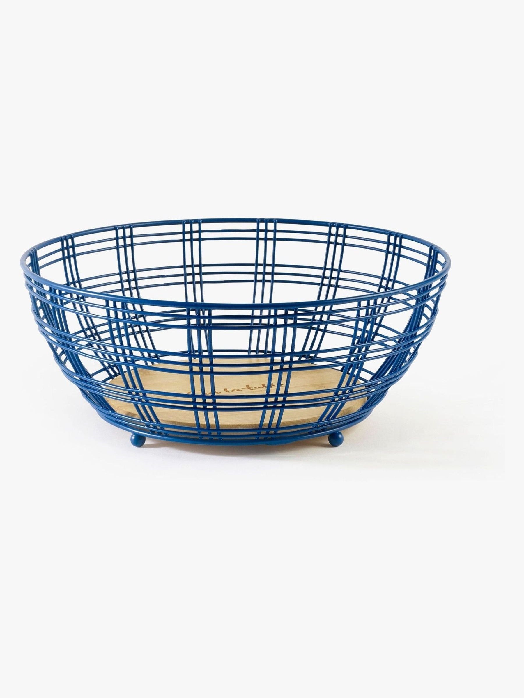 Sur La Table Blue Colour Me Happy Blue Fruit Bowl