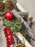 Personalisierter Dibor-Weihnachtskranz, 30 cm, importiert aus Großbritannien