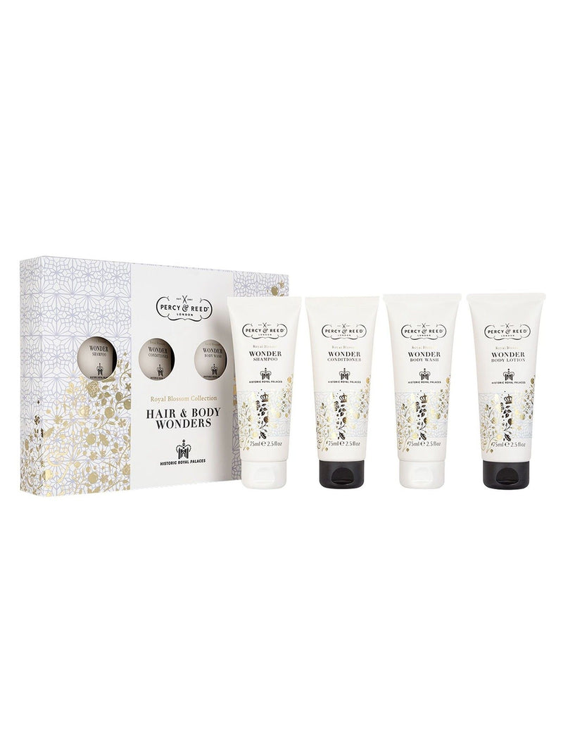 Percy & Reed Royal Blossom hair and body gift set (British brand)