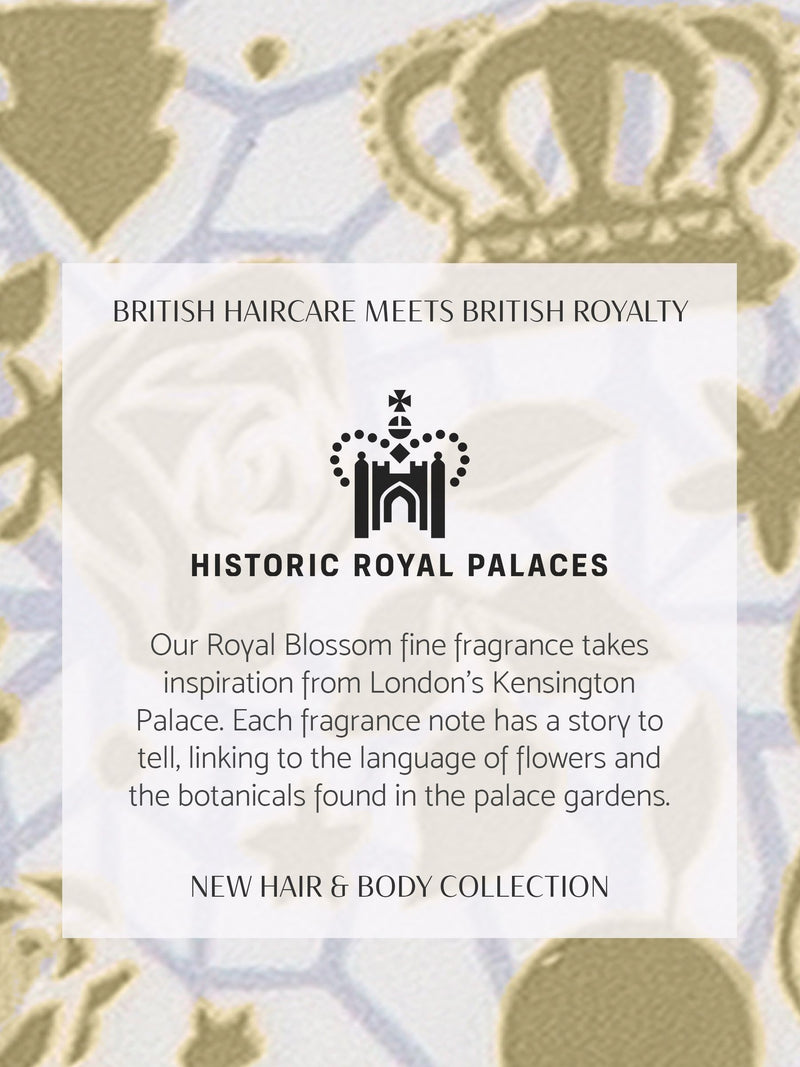 Percy & Reed Royal Blossom hair and body gift set (British brand)