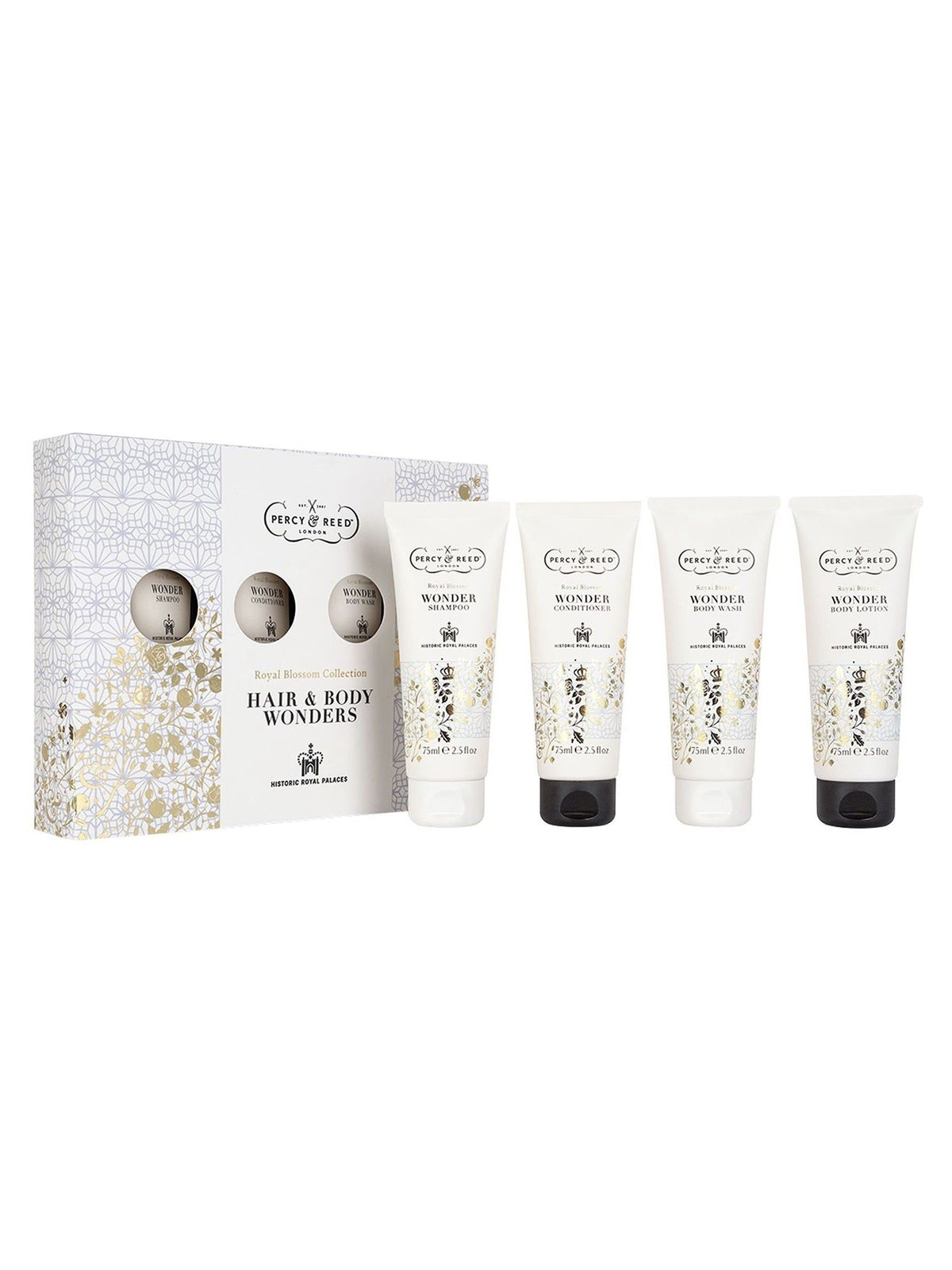 Percy & Reed Royal Blossom hair and body gift set (British brand)