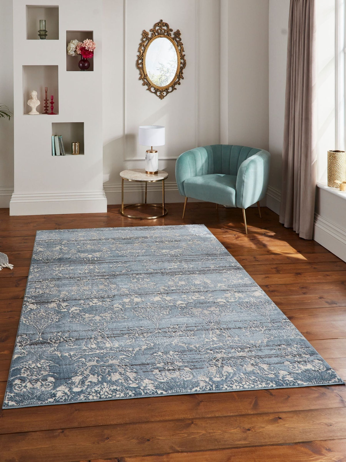 Laurence Llewelyn-Bowen Midnight Imperial rug (British brand)