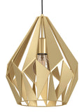 Eglo Gold Carlton pendant ceiling light 31cm (British brand)