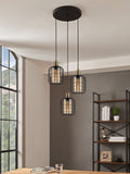 Eglo bronze chisle 3-light pendant ceiling light, imported from the UK