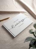 No Ordinary Gift personalised surname wedding guest book 21x15.5cm (British brand)