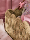 Jojo Maman Bébé natural scallop storage basket, UK version
