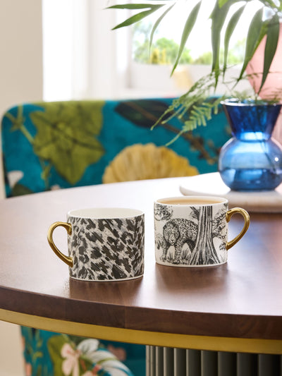 Next Clarke & Clarke Kisumu Bone China Mugs Set of 2- Buy online at McGrocer