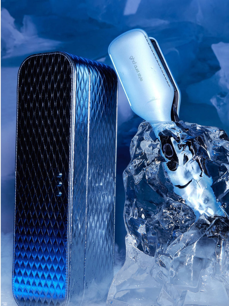 ghd Duet Style hot air styler icy blue limited edition gift set, UK version